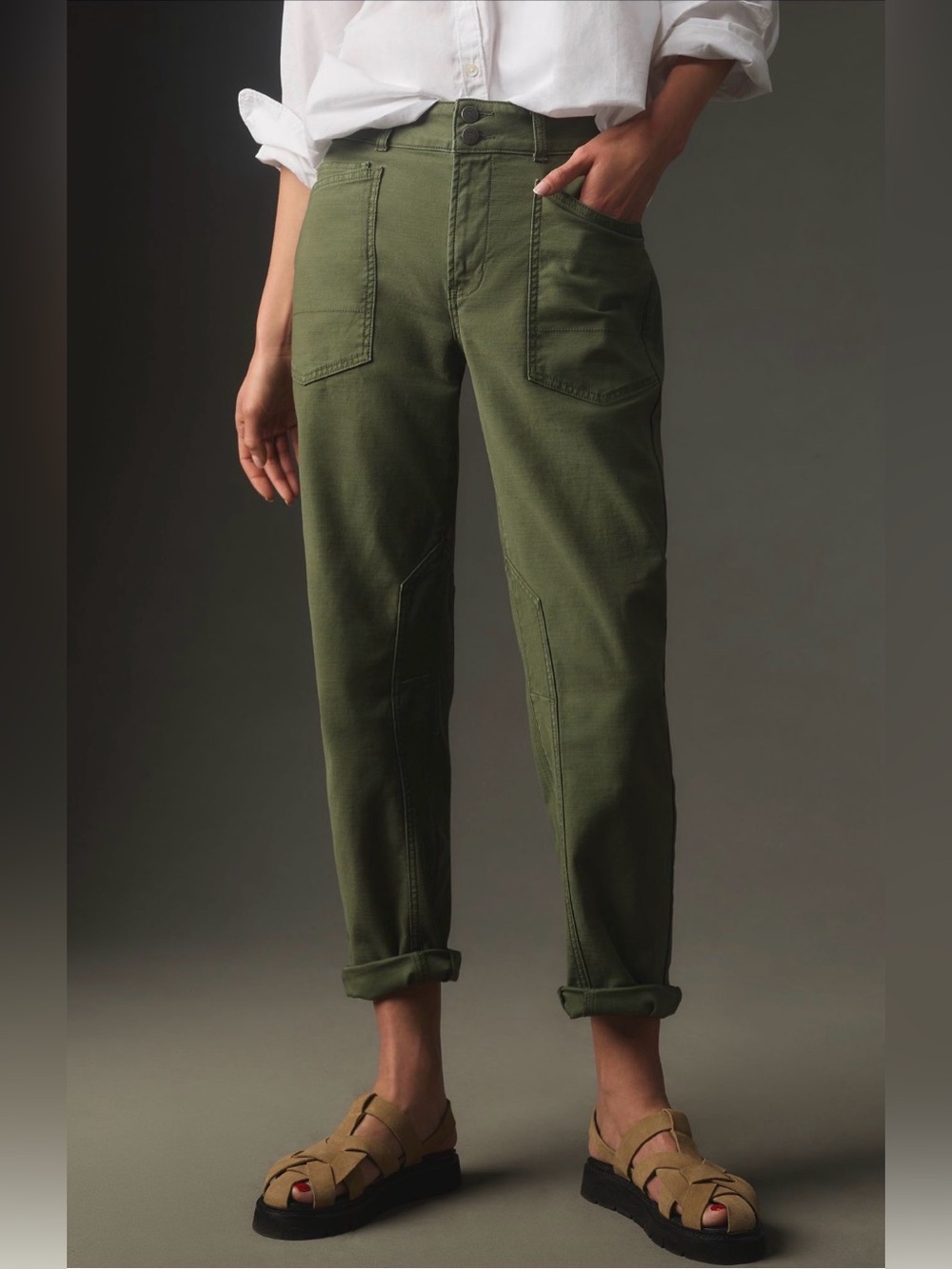 Pilcro Wanderer Jeans Olive Size 27